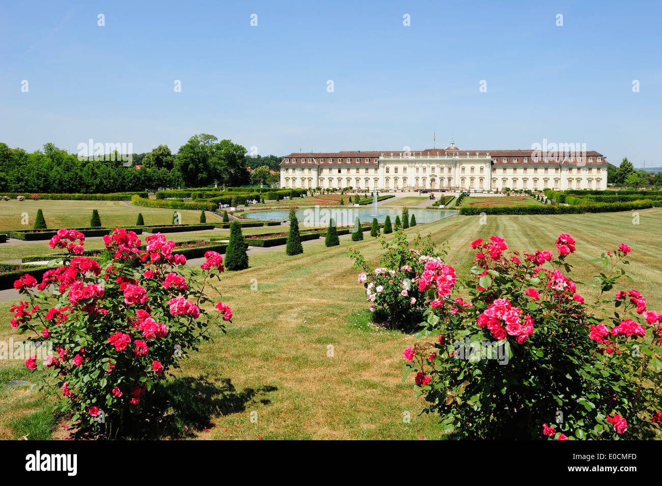 Garten und Schloss Residenzschloss Ludwigsburg, Ludwigsburg, Baden