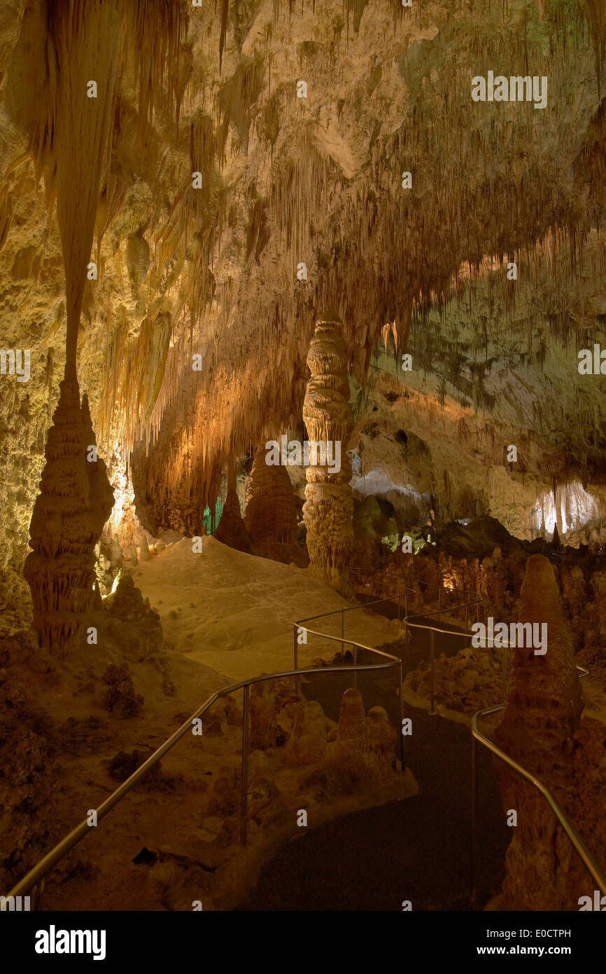 Carlsbad Höhle, Grotte, Carlsbad Caverns National Park, UNESCO Welt Natur Website, New Mexico, USA, Amerika Stockfoto