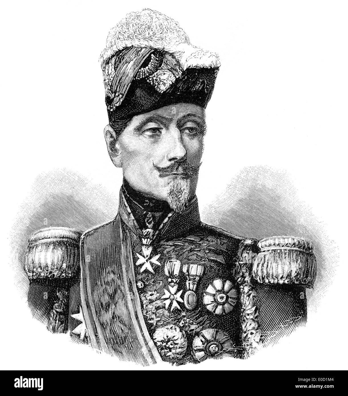 Armand-Jacques Leroy de Saint-Arnaud (1796 – 1854), ein französischer Soldat und Marschall von Frankreich, französischer Minister des Krieges, Kommandant Stockfoto