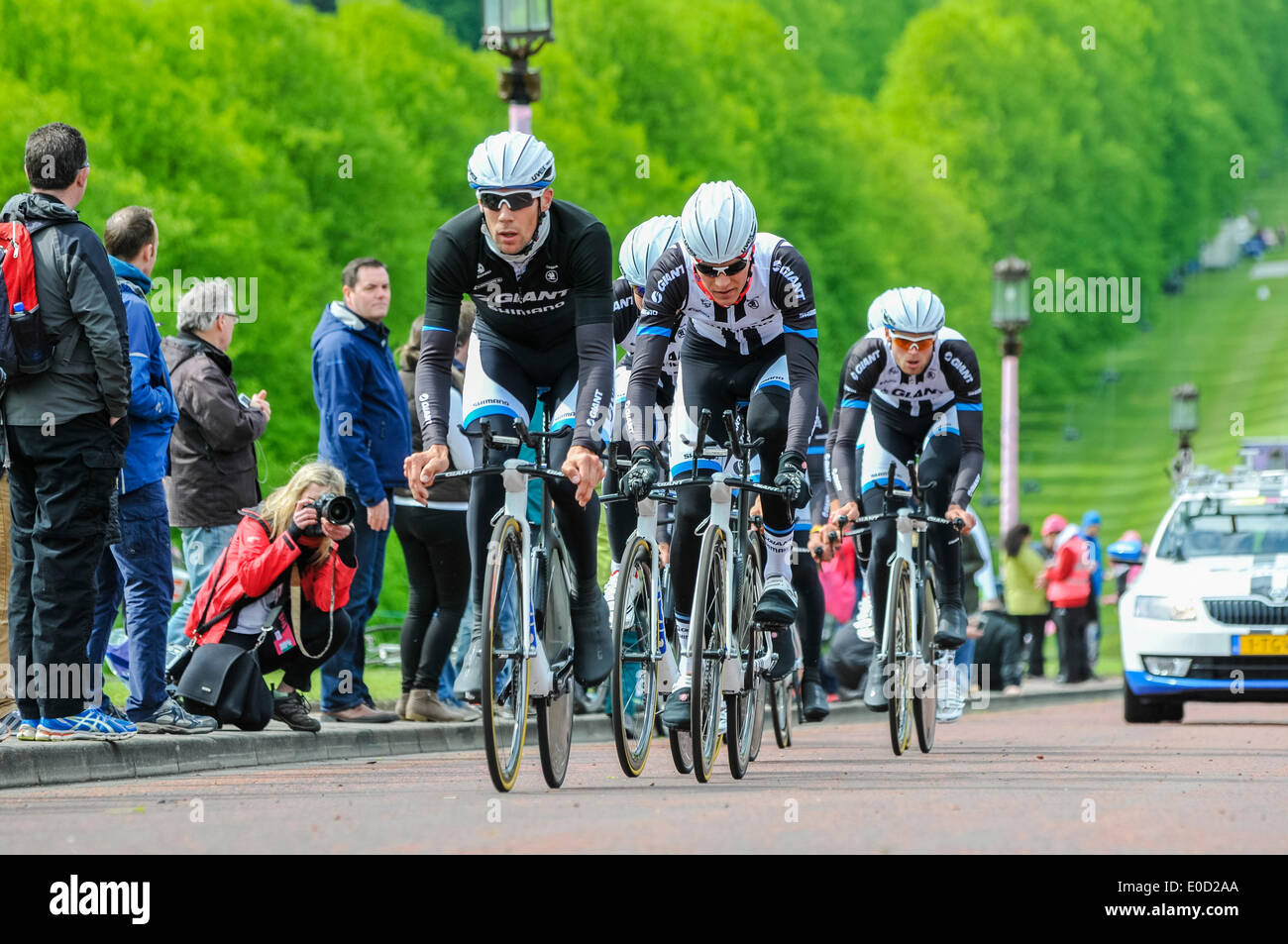 Belfast, Nordirland. 9. Mai 2014 - Giro d ' Italia Übungsbeispiel: Riesen-Shimano (Niederlande) Credit: Stephen Barnes/Alamy Live News Stockfoto