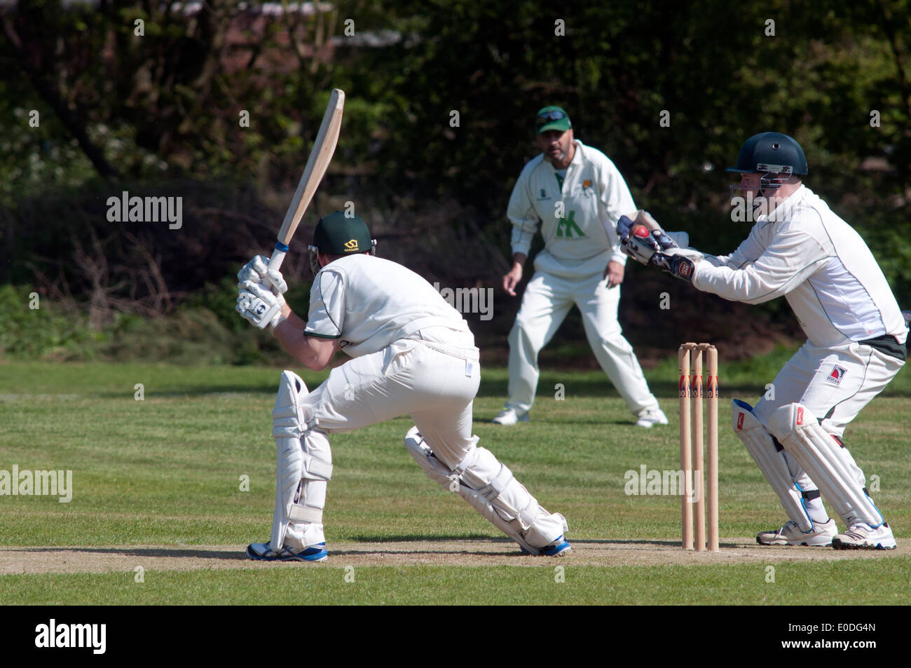 Dorf Cricket bei Catherine de Barnes, West Midlands, England, UK Stockfoto