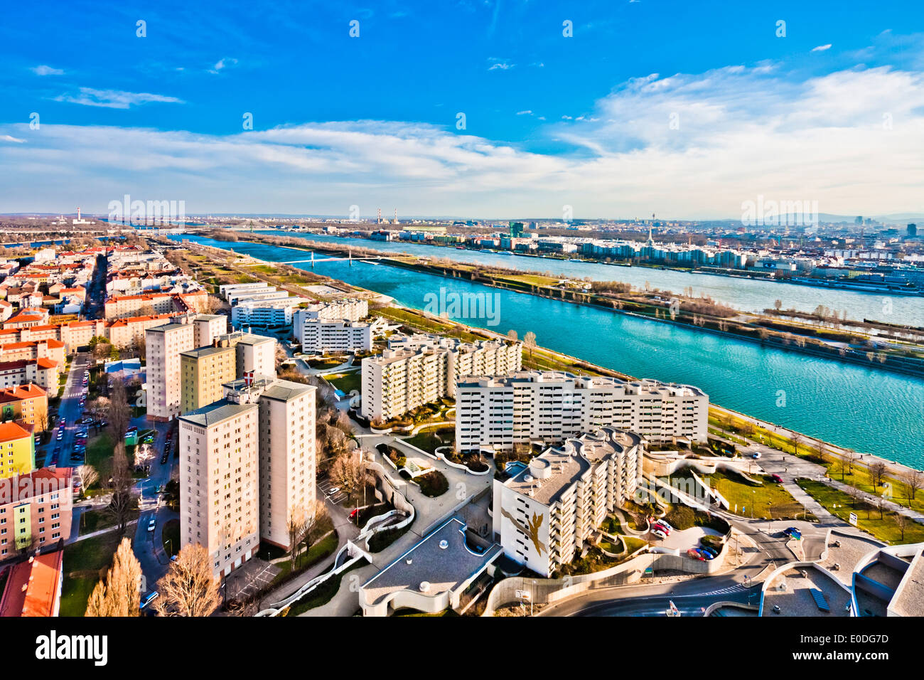 Aussicht Auf Wien, Österreich - Blick über Wien, Österreich Stockfoto