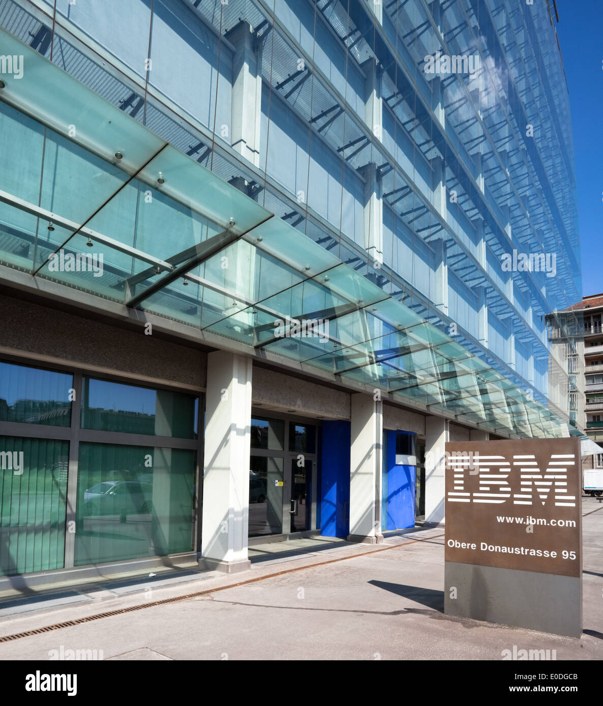 IBM-Firmengebäude, Wien, Österreich - IBM-Gebäude, Wien, Österreich Stockfoto