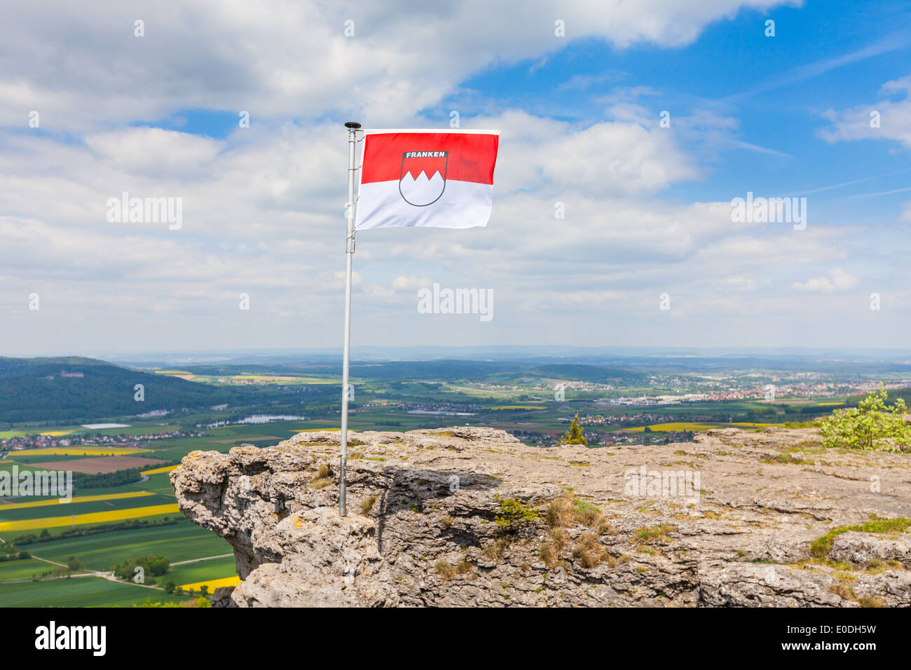 fränkische Fahne Region Franken BRD Stockflagge Franken 30 x 45 cm