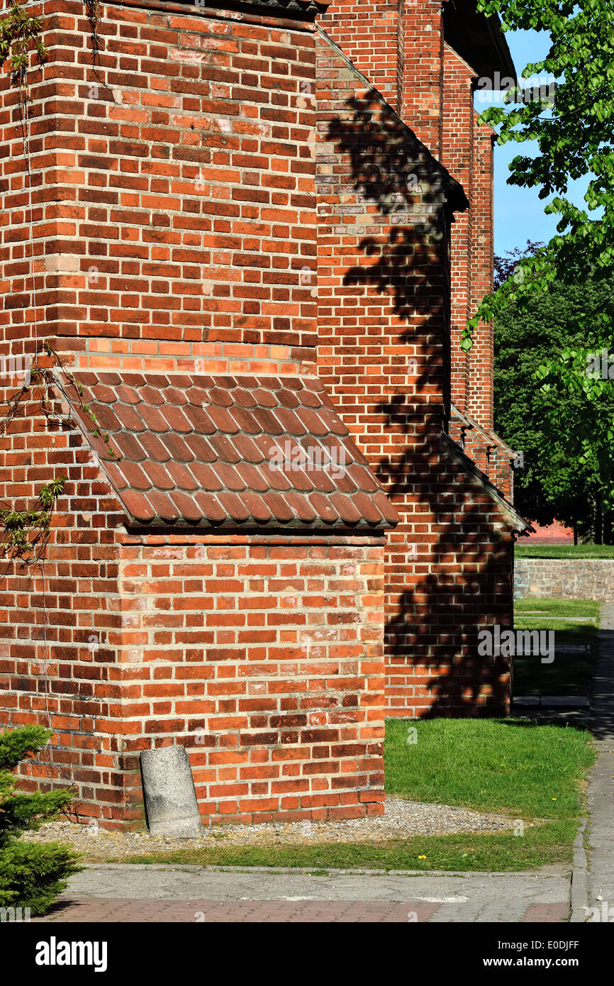 Wand der Königsberg Kathedrale, 14. Jahrhundert gotisch Stockfoto