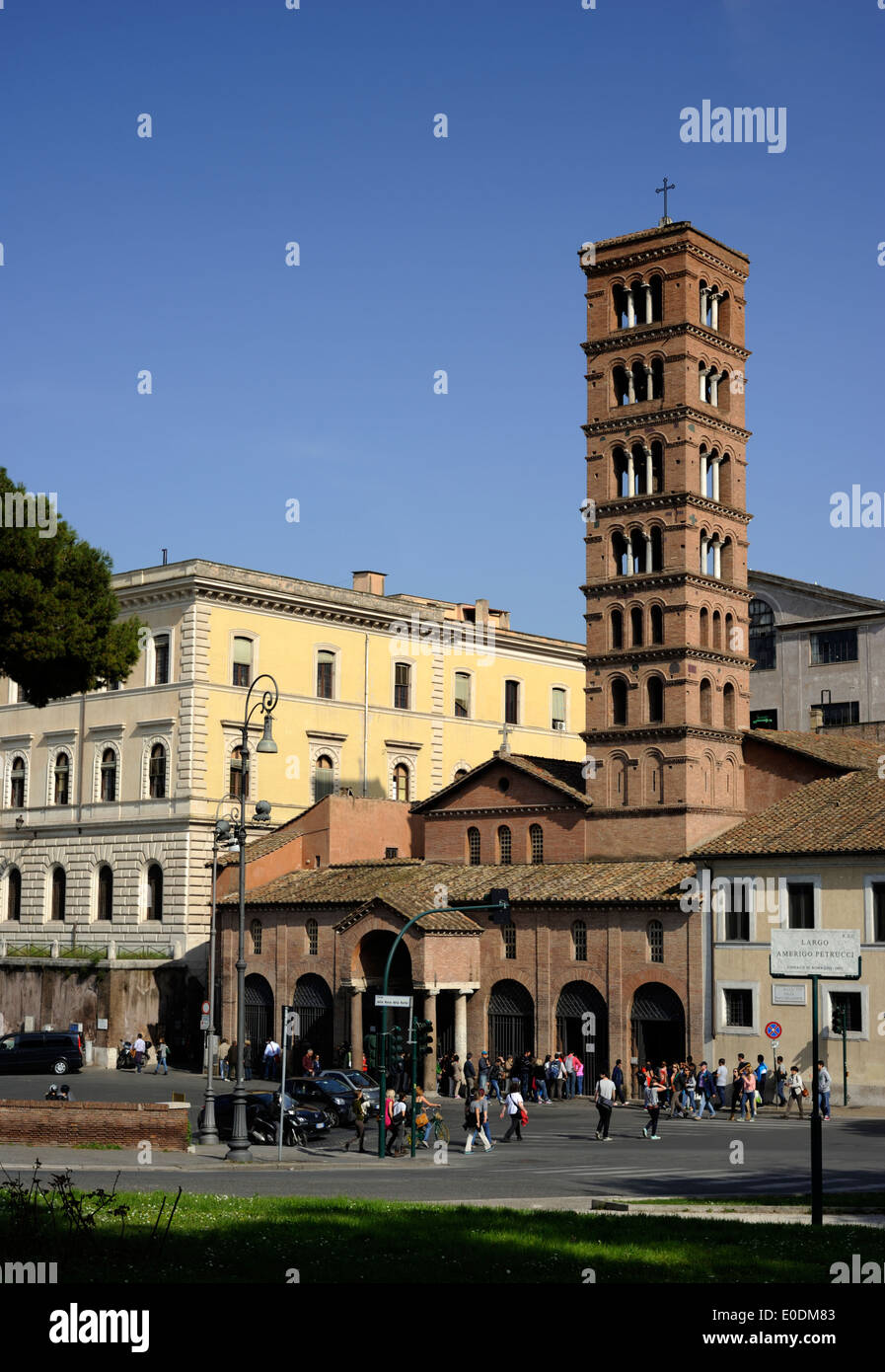 Italien, Rom, Basilika di Santa Maria in Cosmedin Stockfoto