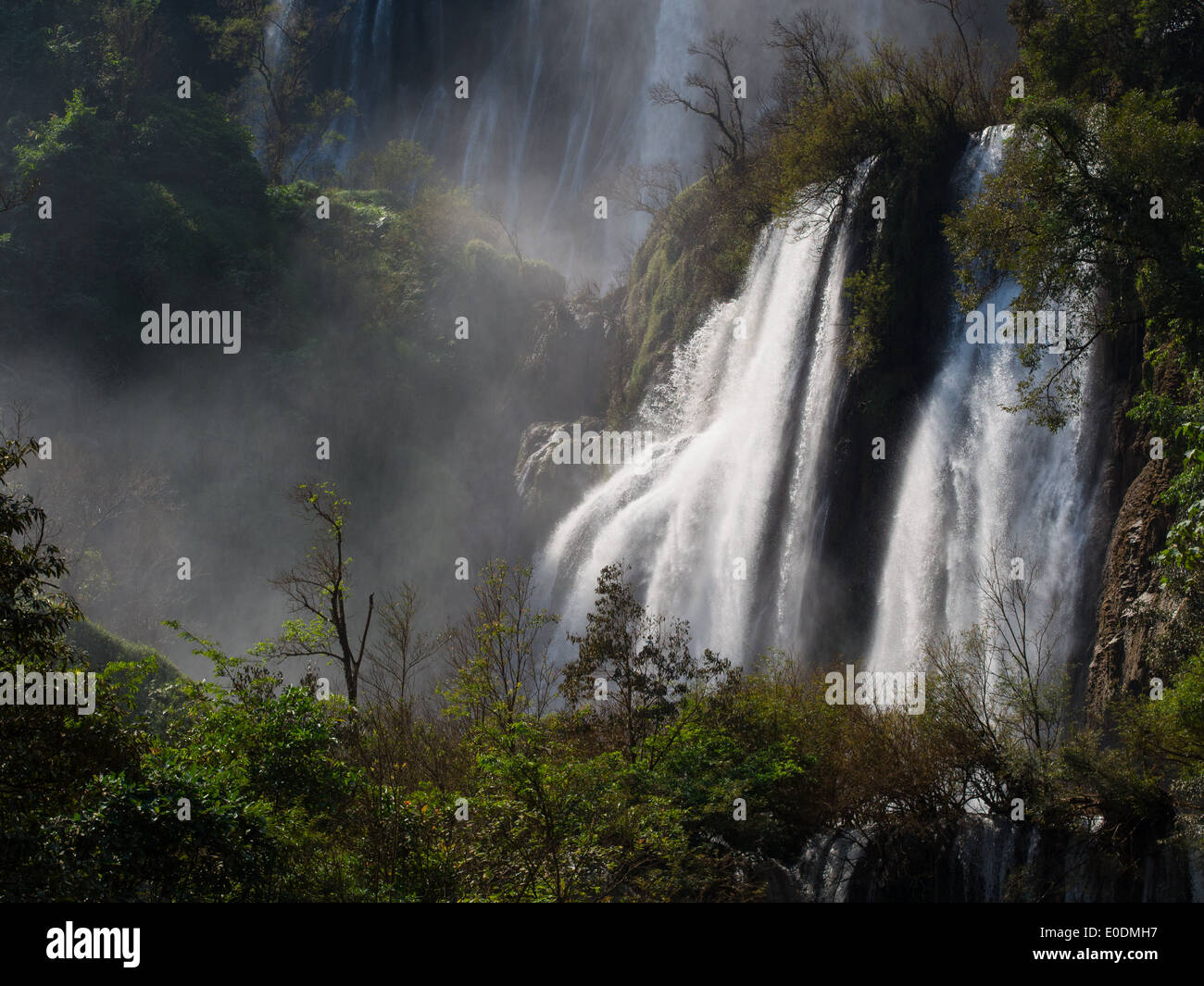 Thi Lor Su Wasserfall, Thailand Stockfoto