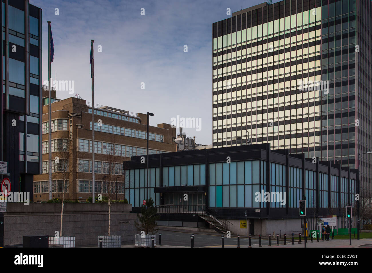 Die Genossenschaft Kopf Bürogebäude im Stadtzentrum von Manchester. Stockfoto