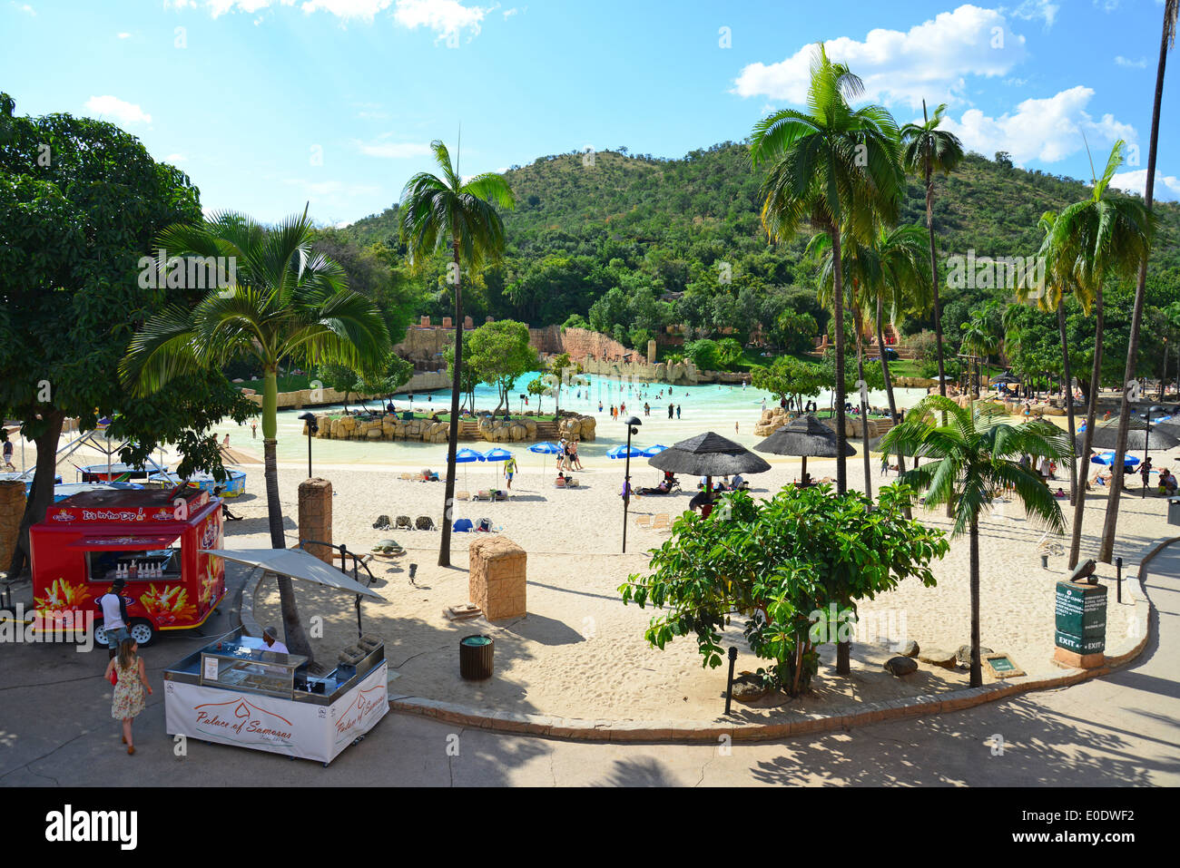 Valley of Waves, Sun City Holiday Resort, Pilanesberg, North West Province, Südafrika Stockfoto