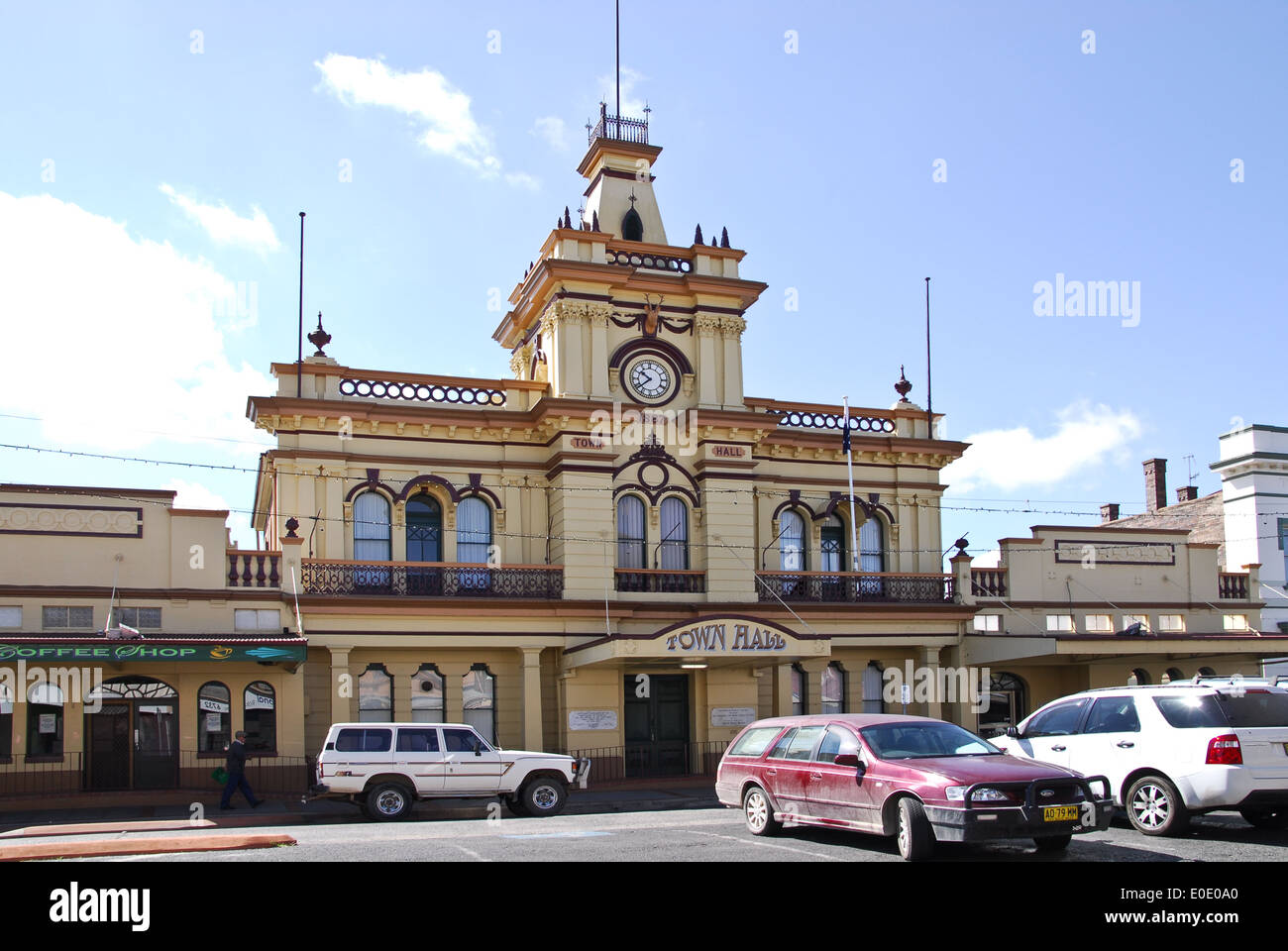 Glen Inness, Stadt in der Region New England von New South Wales, Australien, mit schottischen Wurzeln, bekannt für fossicking. Stockfoto