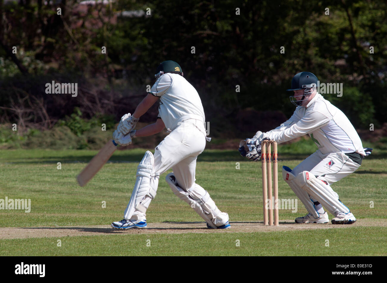 Dorf Cricket bei Catherine de Barnes, West Midlands, England, UK Stockfoto