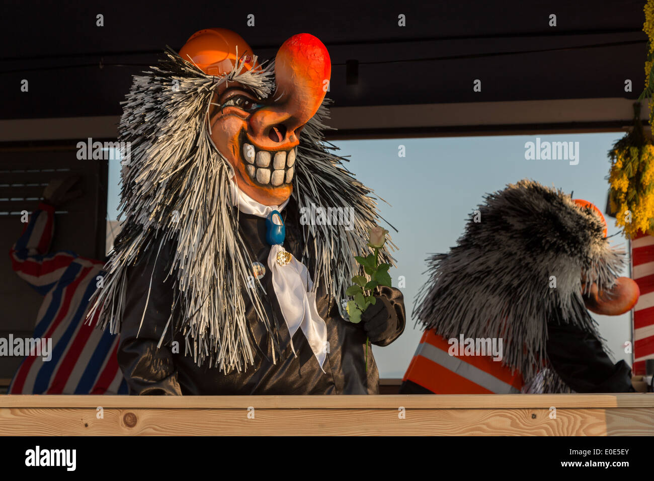 Switzerland Basel Fasnacht Carnival Costumes Stockfotos und -bilder Kaufen  - Alamy