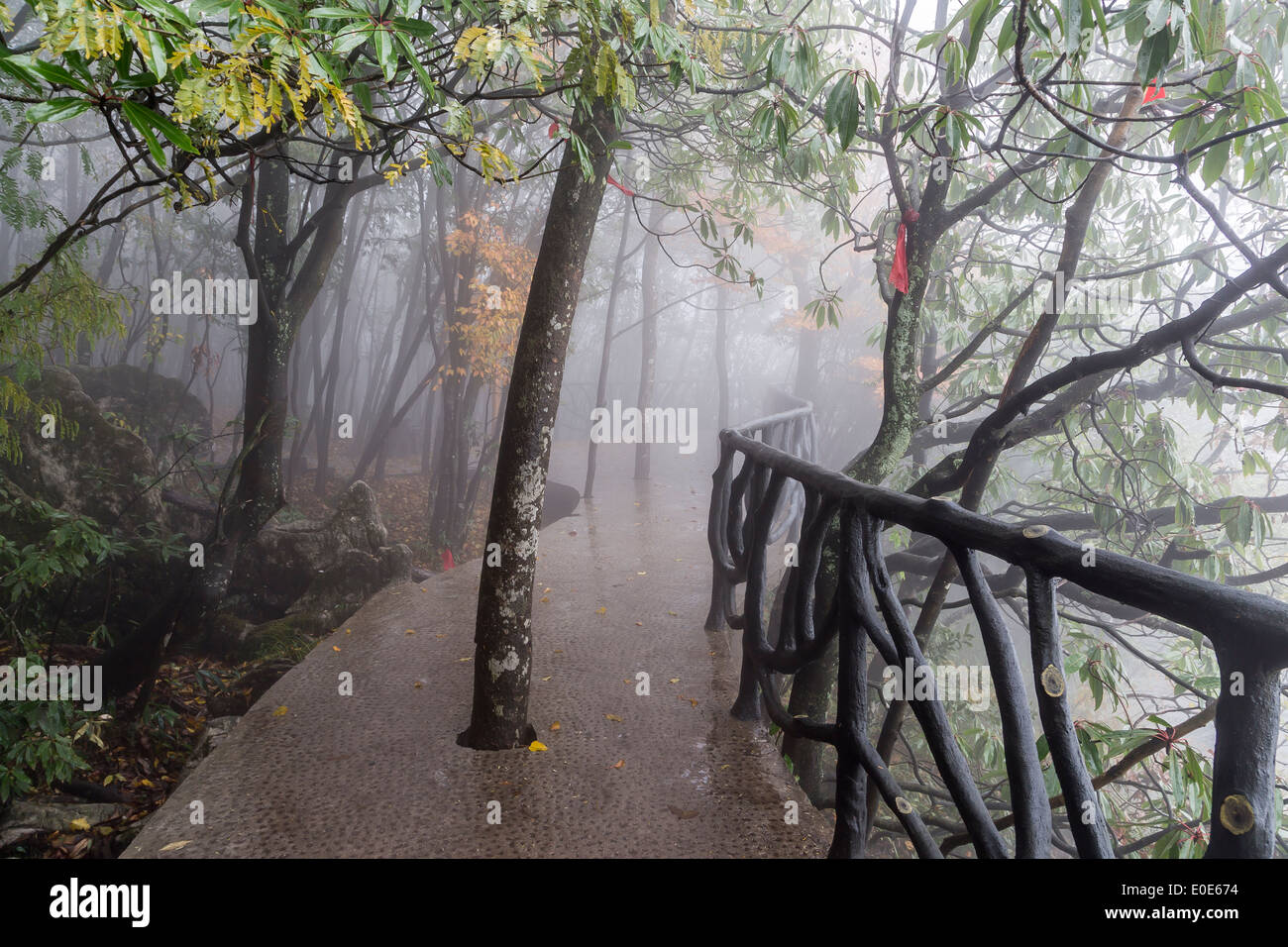 China-Zhangjiajie Tianmen-Berg himmlischen Tor Glas Spaziergang Stockfoto