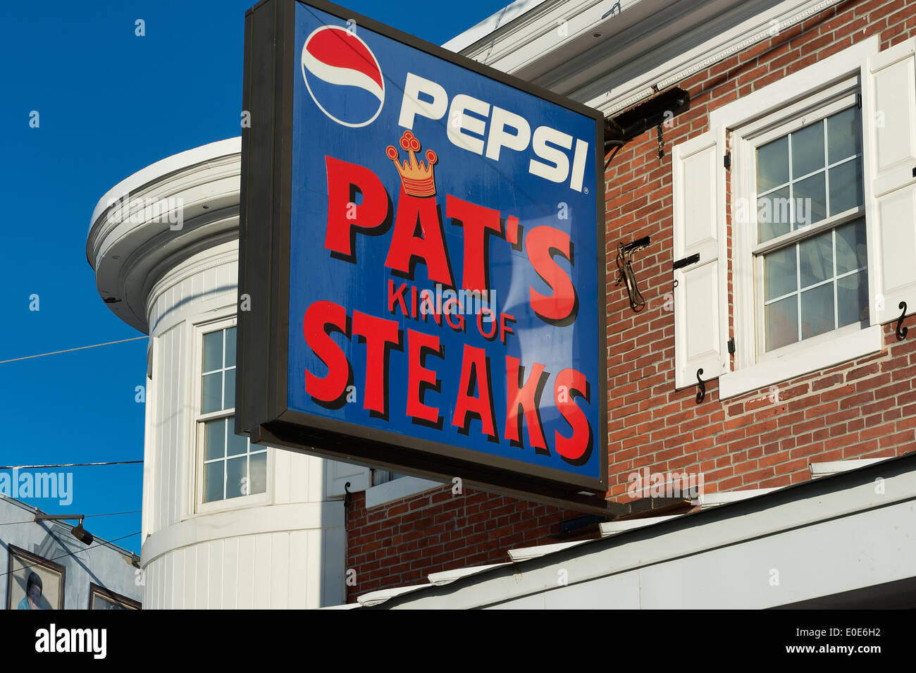 Berühmten Pat Steaks, South Philly, Philadelphia, Pennsylvania, USA Stockfoto