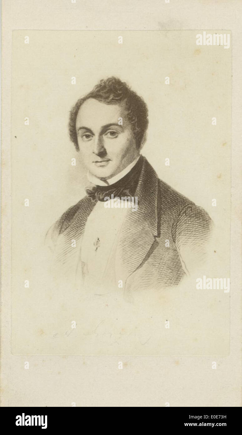 Gustav Albert Lortzing Porträt Stockfoto