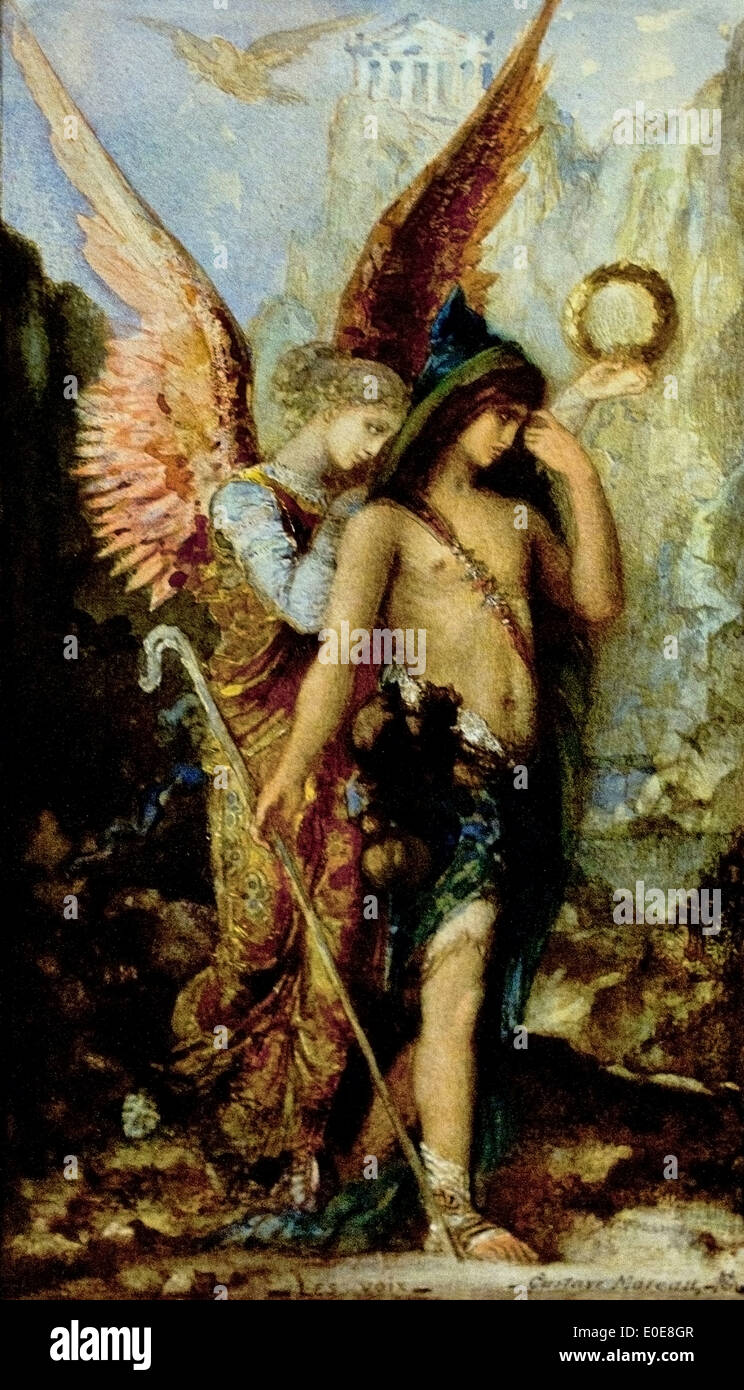 Die Stimmen ca. 1880 Gustave Moreau 1826-1898 Frankreich Französisch Stockfoto
