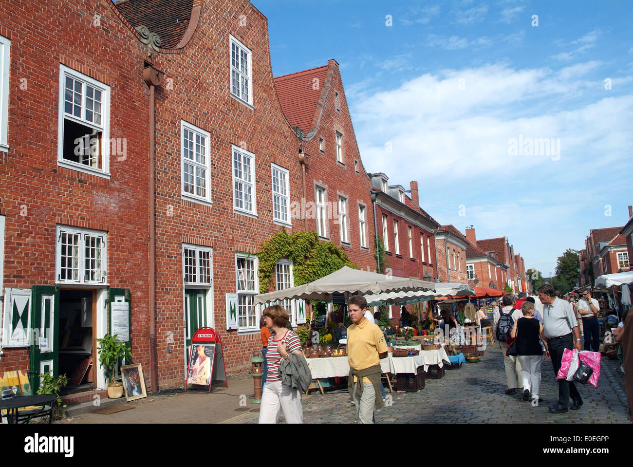 Häuser im holländischen Viertel in Potsdam Deutschland Stockfoto