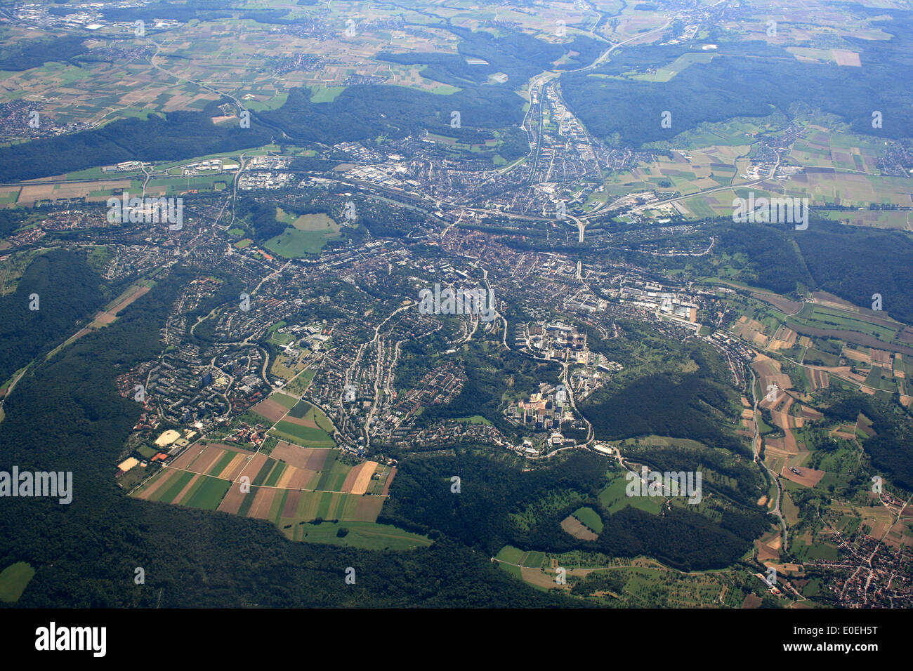 Luftbild des "Baden-Württemberg"-Deutschland Stockfoto