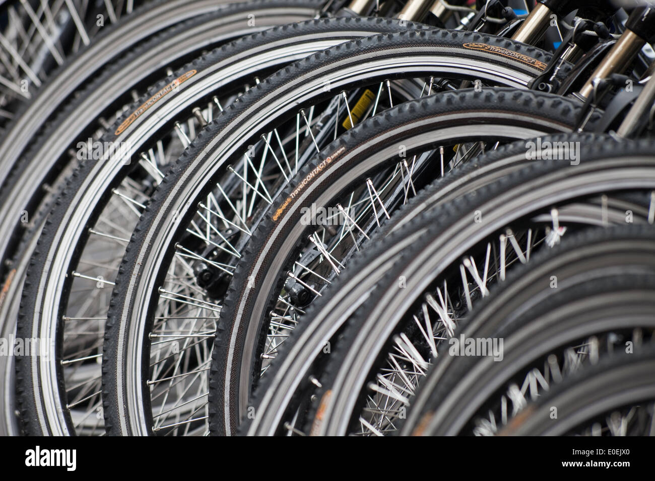 Fahrräder - Fahrräder Stockfoto