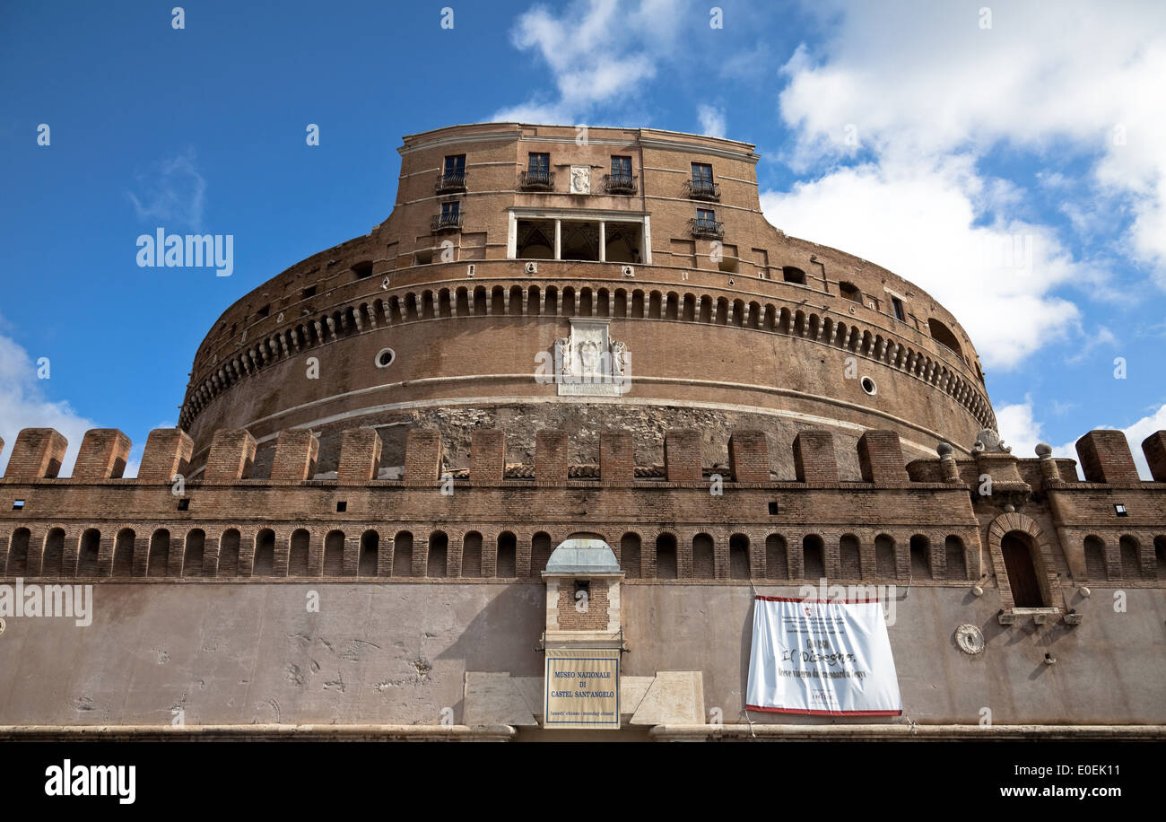 Engelsburg, Rom, Italien - Castel Sant ' Angelo, Rom, Italien Stockfoto