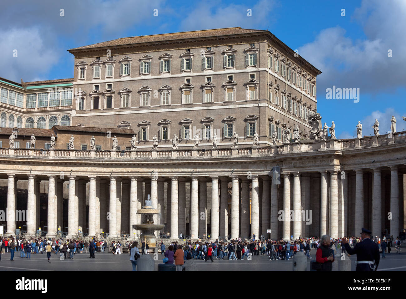 Apostolischer Palast, Vatikan - Apostolischen Palast, Vatikan Stockfoto