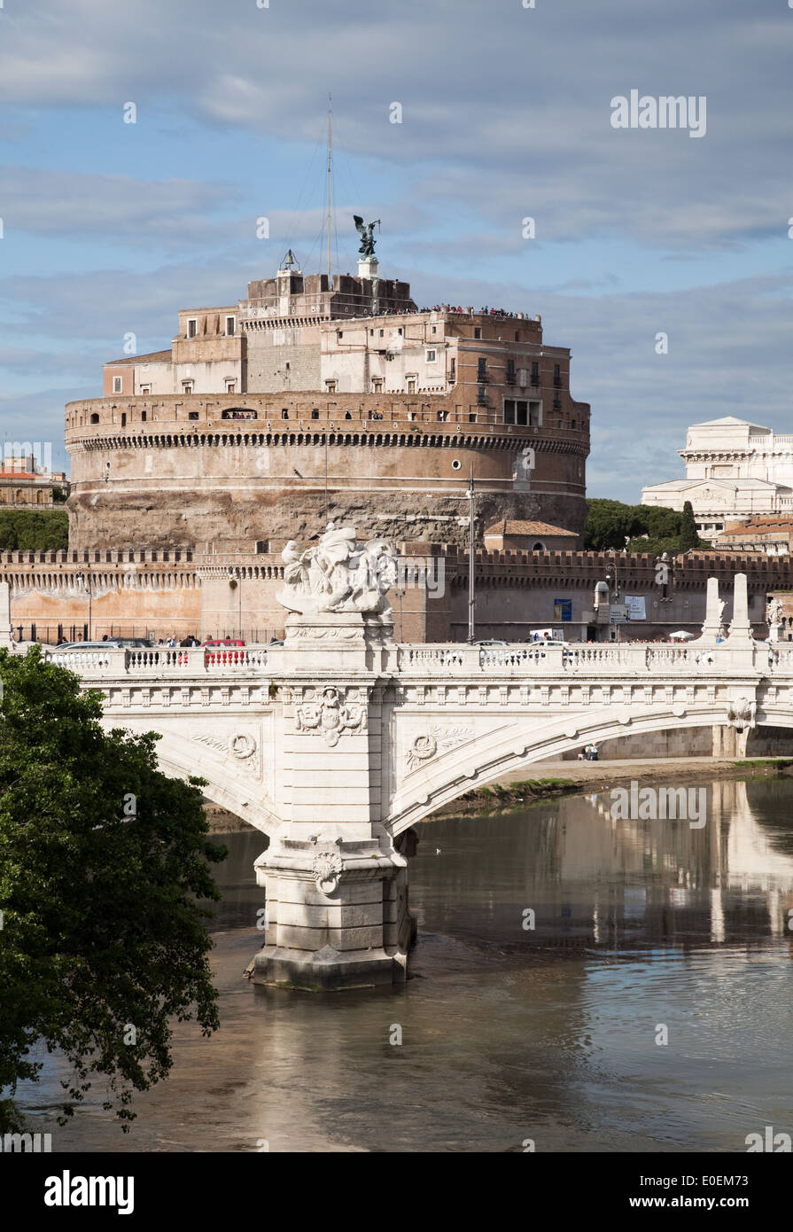 Engelsburg, Rom, Italien - Castel Sant ' Angelo, Rom, Italien Stockfoto