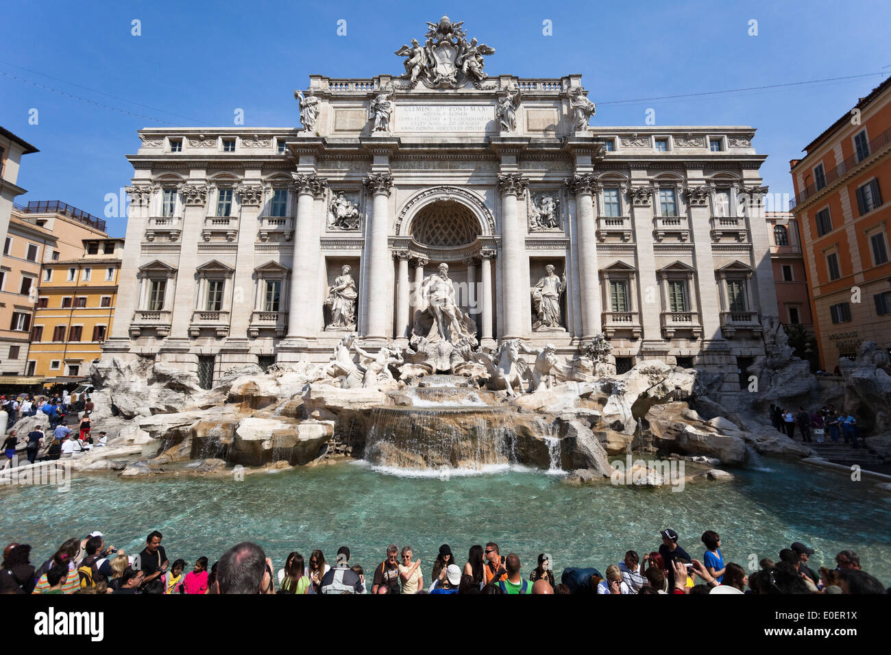 Trevi-Brunnen, Rom, Italien - Fontana di Trevi, Rom, Italien Stockfoto