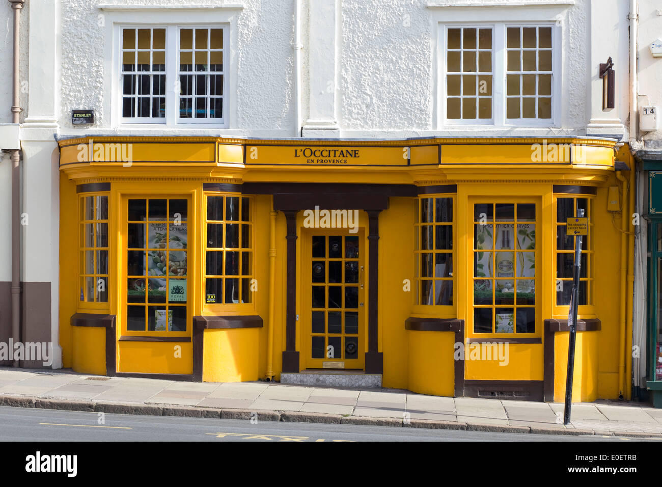 L ' Occitane En Provence Fassade in Stratford-upon-Avon, England Stockfoto