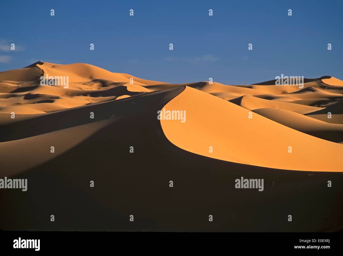 Sanddünen, Erg Chebbi, Marokko Stockfoto