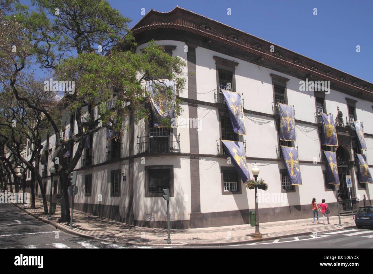Governo Regional Gebäude Funchal Madeira Stockfoto