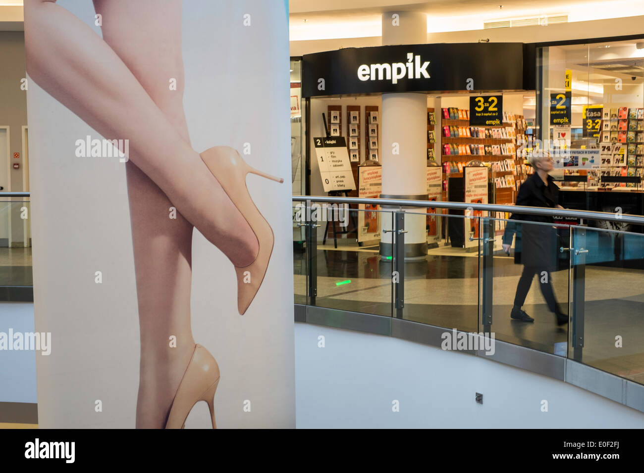 Modernes Einkaufszentrum, Warschau, Polen Stockfoto