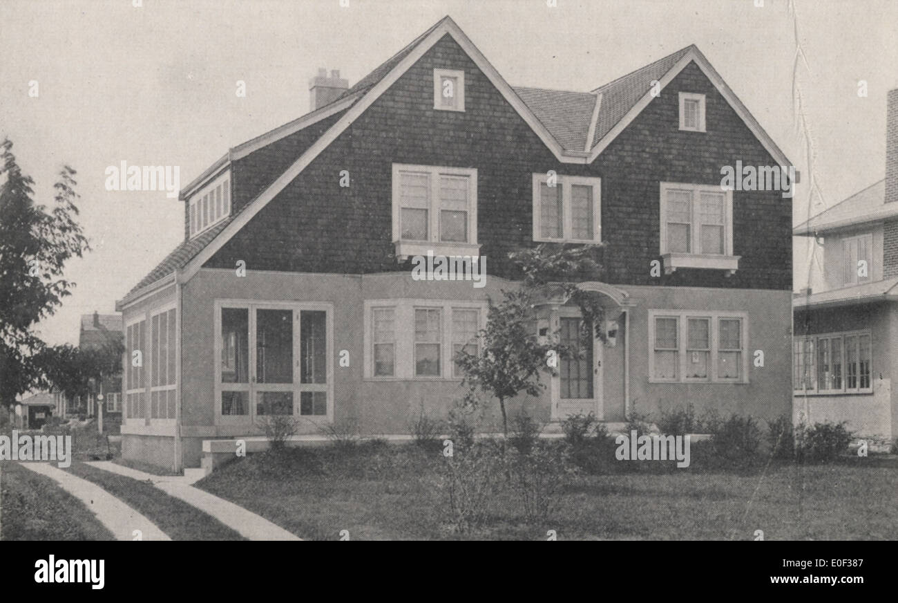 1767 Bedford Road im Jahr 1918 Stockfoto