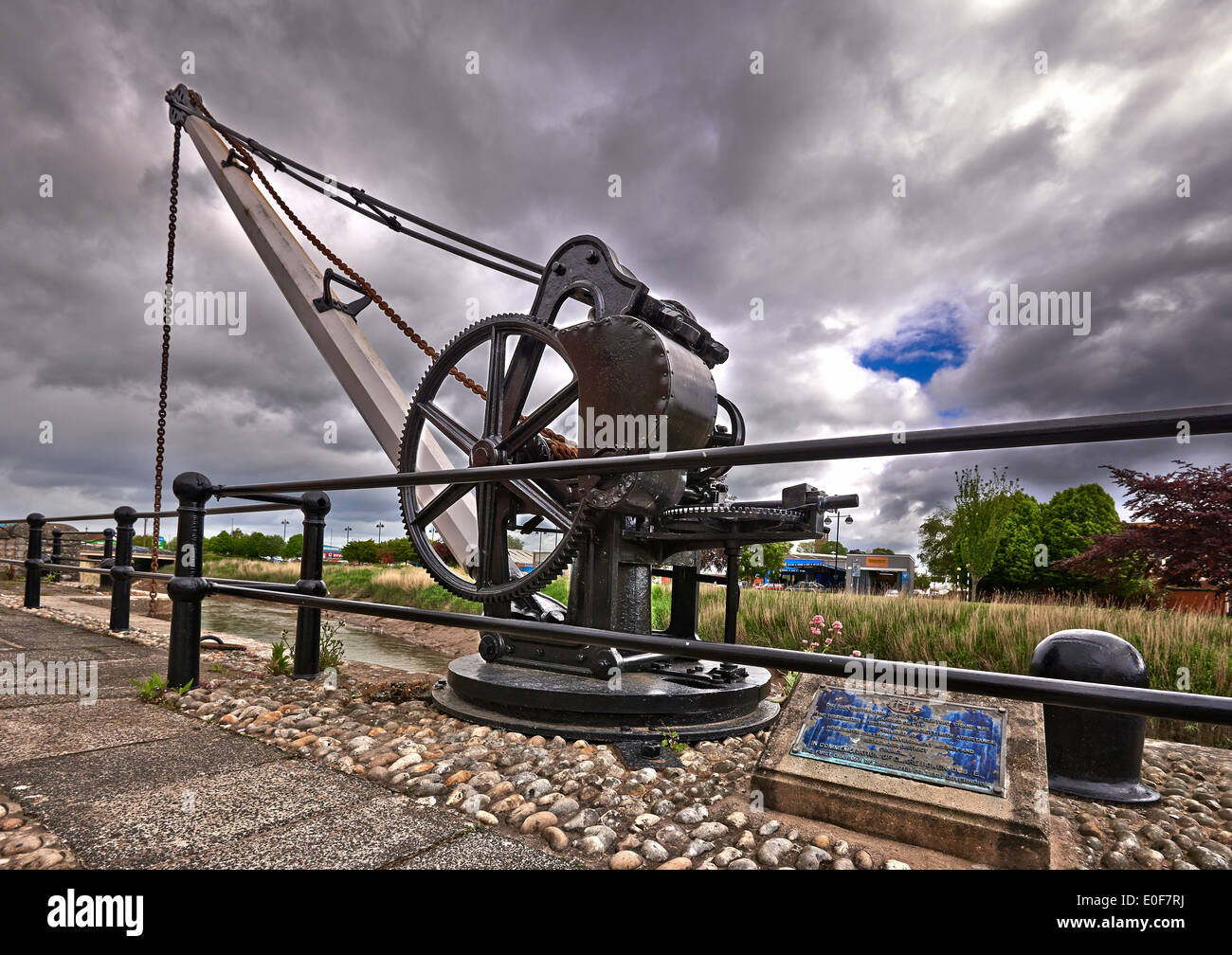 Bridgwater ist eine Marktstadt und Zivilgemeinde in Somerset, England Stockfoto