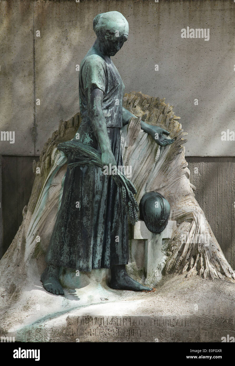 Krieg-Statue in Stavelot.Walloon Gemeinde in der belgischen Provinz Liège.Dedecated zu den amerikanischen Soldaten 1940-1945 Stockfoto