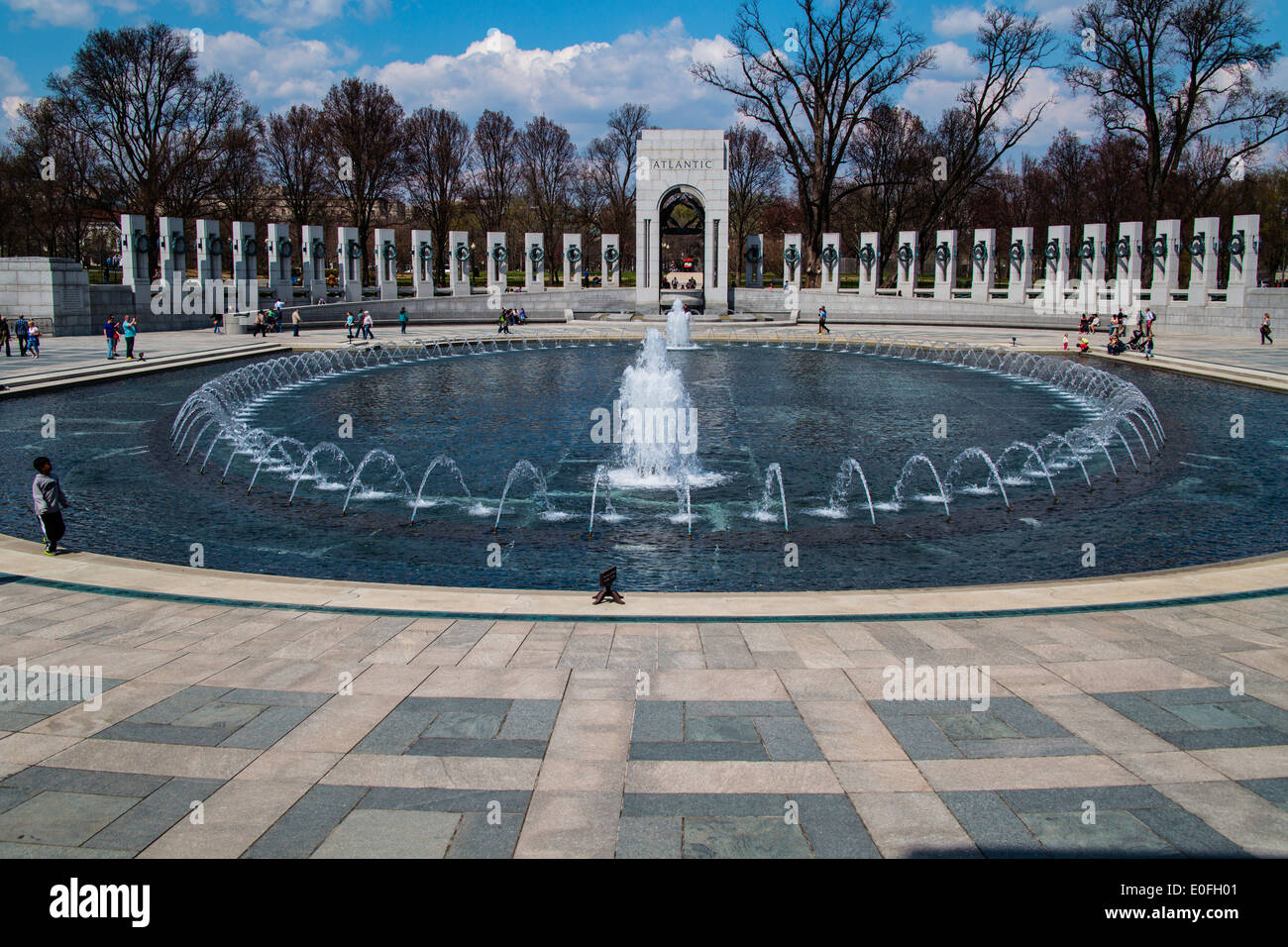 ZWEITEN Weltkriegs Memorial Washington, DC United State Stockfoto
