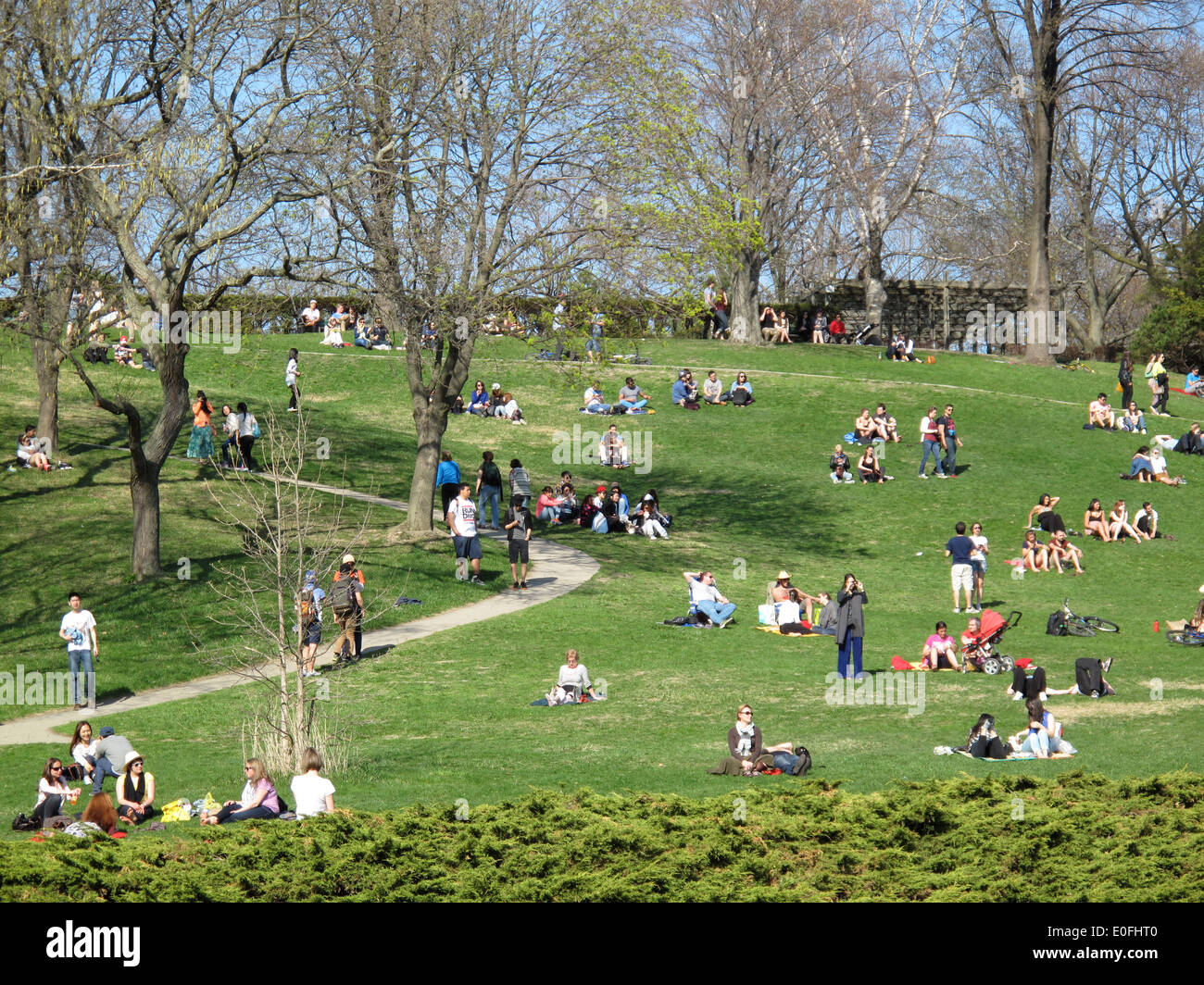 Frühling im High Park, Toronto. Stockfoto