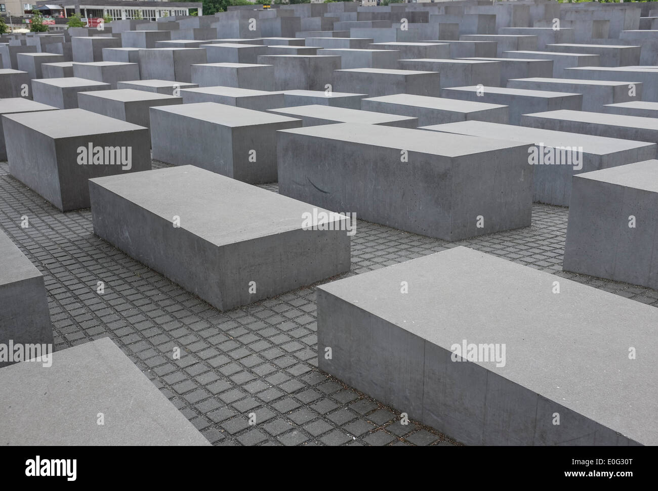 Nationale Gedenkstätte für die ermordeten Juden Europas (Holocaust-Mahnmal) Berlin Deutschland Stockfoto