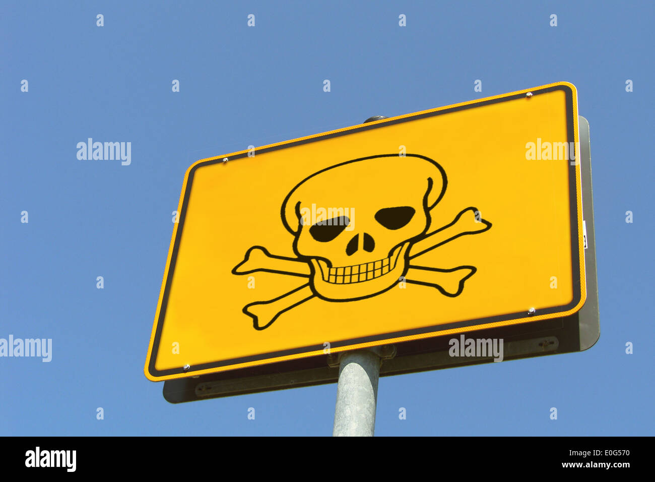 Schädel, tot, Piraten zu unterzeichnen Stockfoto