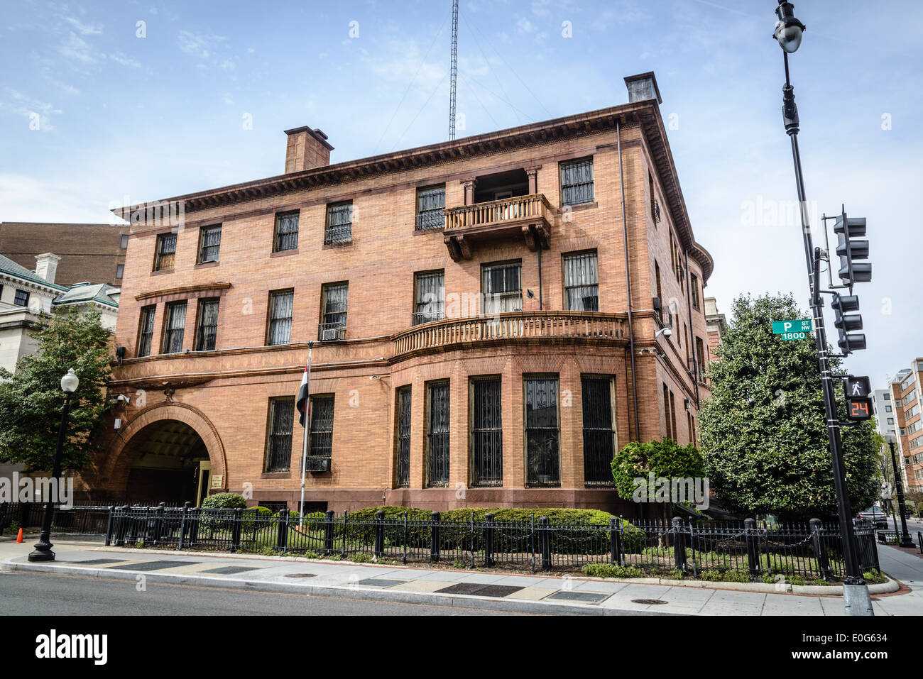 Konsularischen Vertretungen der Botschaft des Irak, Boardman Haus, 1801 P Street NW, Washington DC Stockfoto