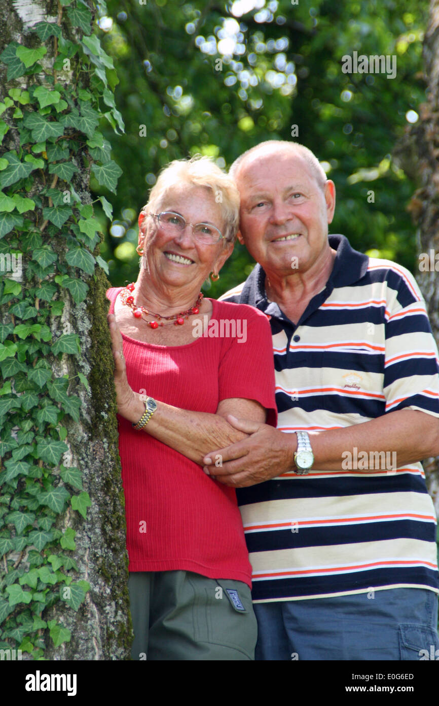 Senioren paar , 60 +, alte, alte Frau, alte Frauen, alte ...