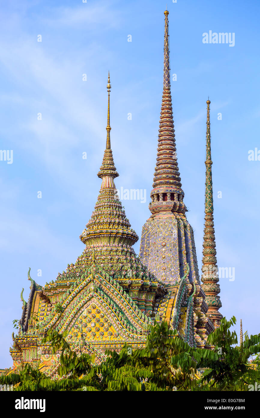 Wat Pho Tempel in Bangkok, Thailand Stockfoto
