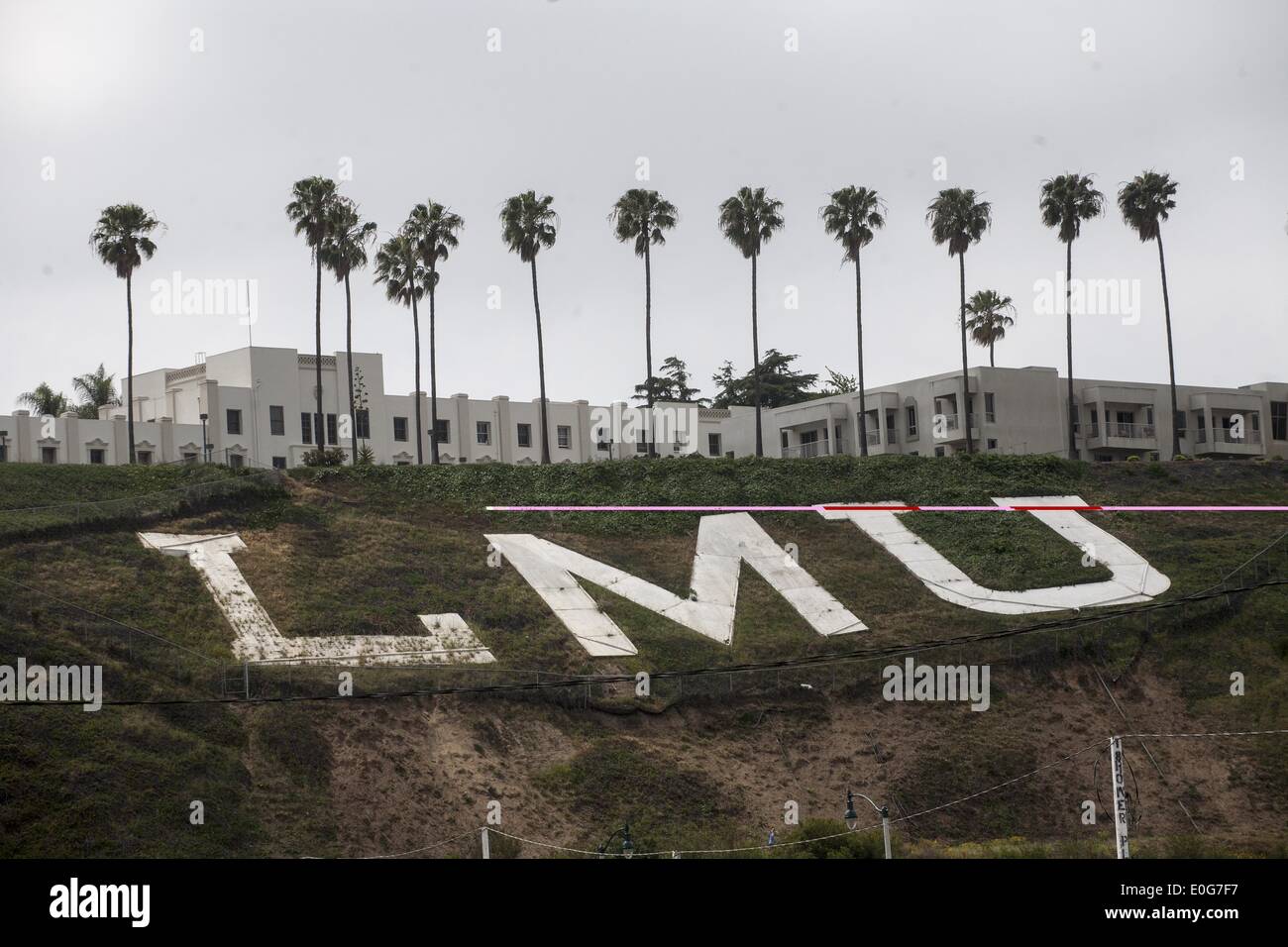 Los Angeles, Kalifornien, USA. 23. April 2014. Loyola Marymount University (LMU)-Los Angeles. Ringo Chiu/ZUMAPRESS.com/Alamy © Live-Nachrichten Stockfoto