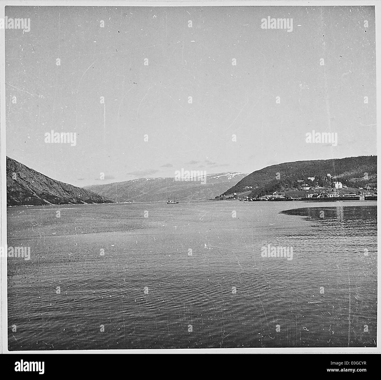 Der zweite Weltkrieg in Narvik, einschließlich verschiedener Orte und Militärfiguren, während der Besetzung durch deutsche Truppen in Norwegen. Stockfoto