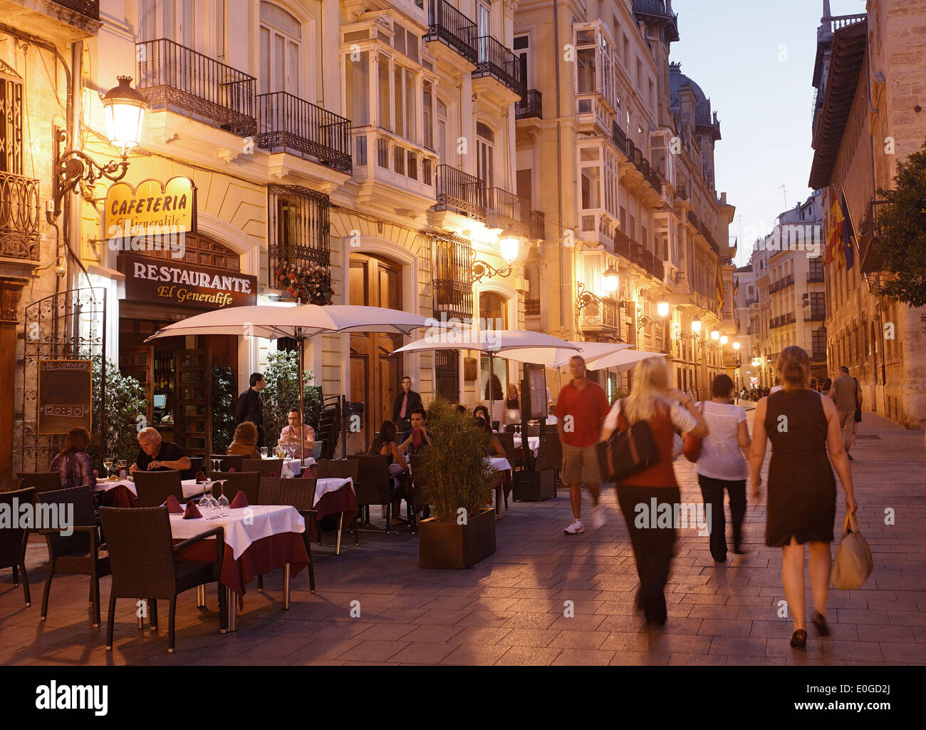 Bar, Calle de Caballeros, Provinz Valencia, Valencia, Spanien Stockfoto