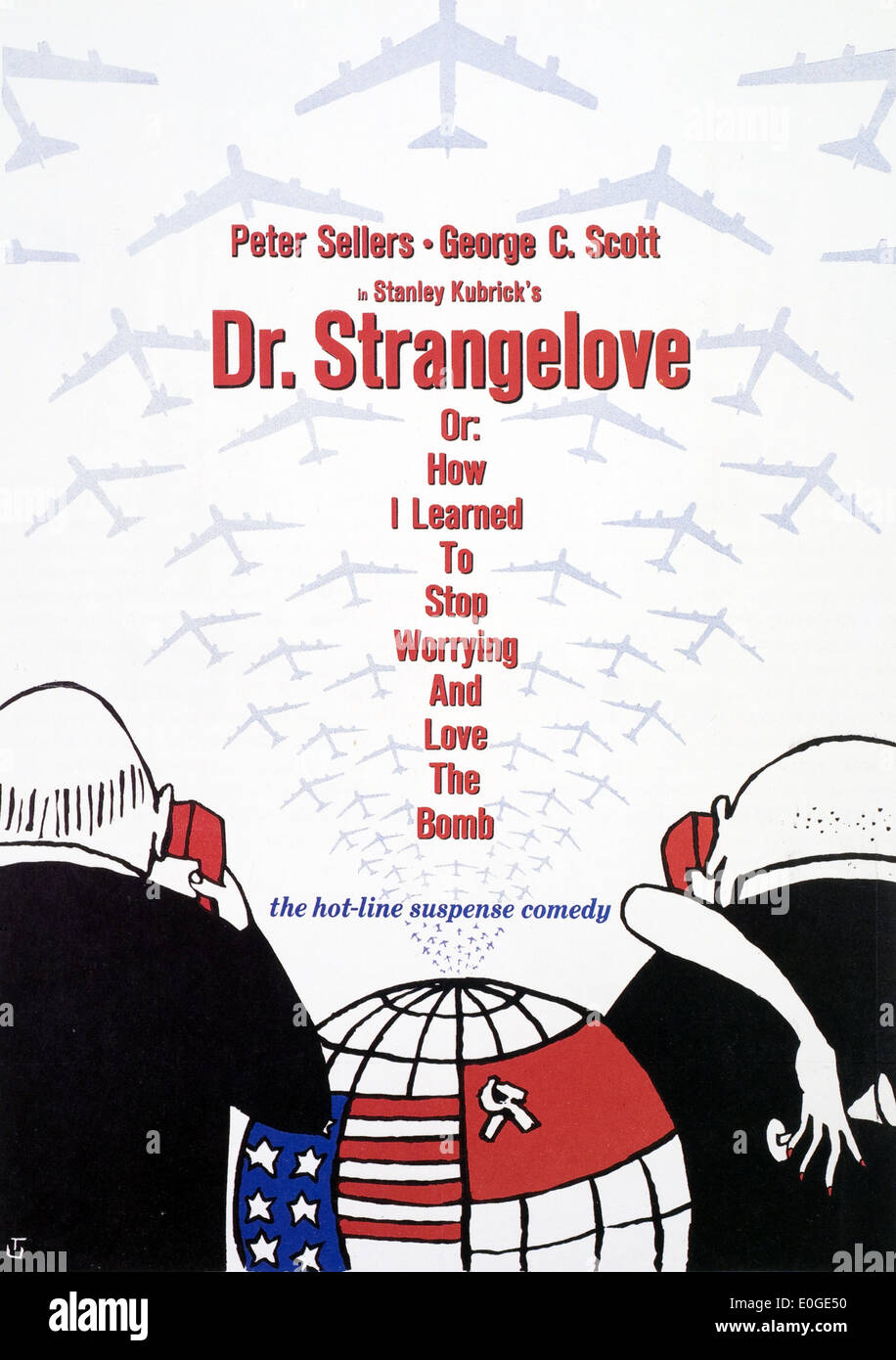 Dr. Strangelove - Regie: Stanley Kubrick - Filmplakat Stockfoto