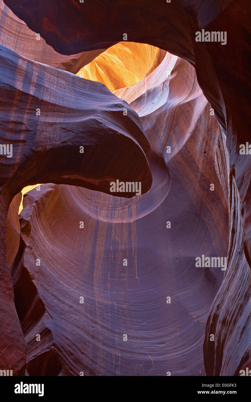 Upper Antelope Canyon, Antelope Canyon Navajo Tribal Park, Arizona, USA, Amerika Stockfoto