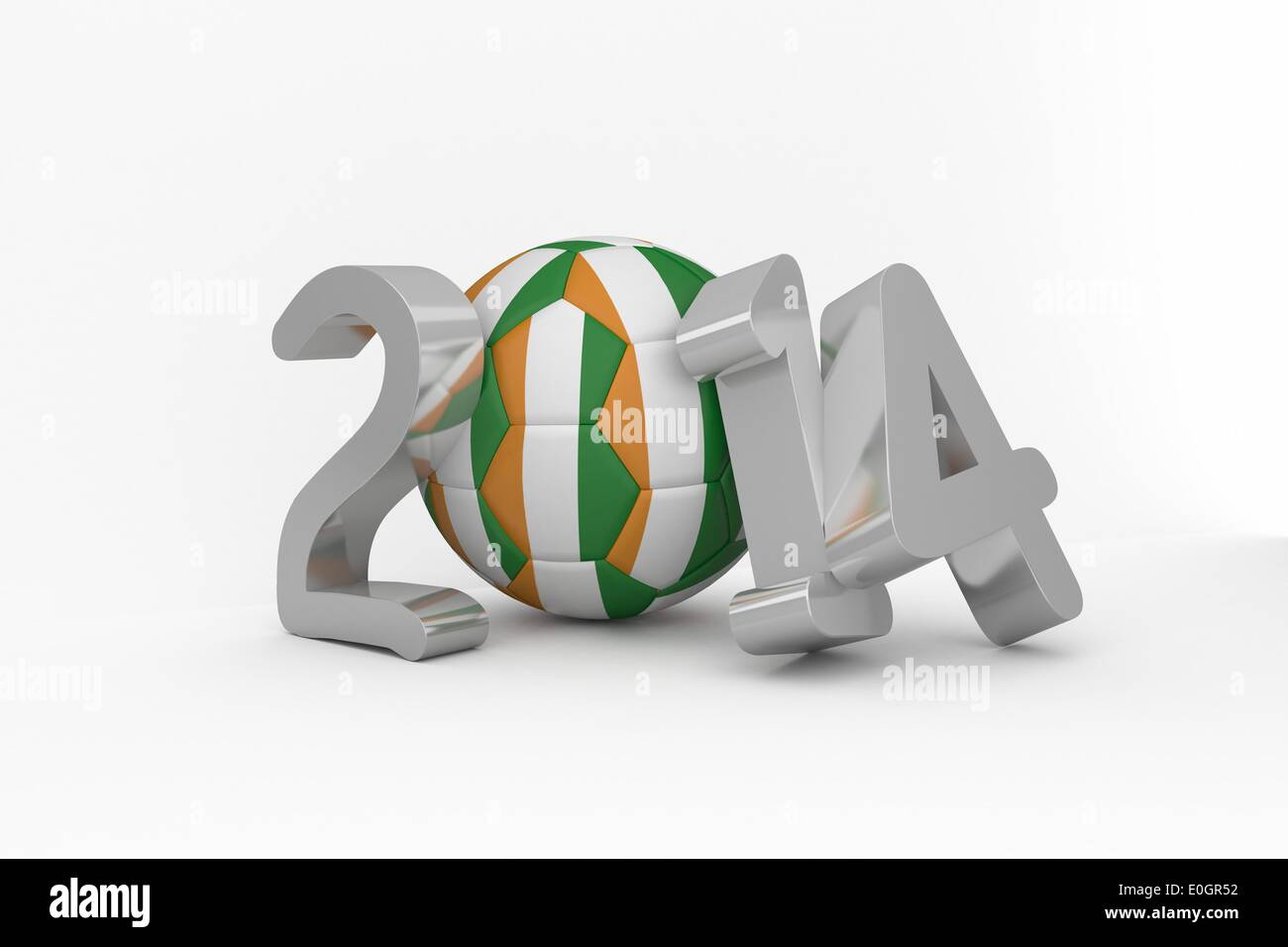 Elfenbeinküste WM 2014 Stockfoto