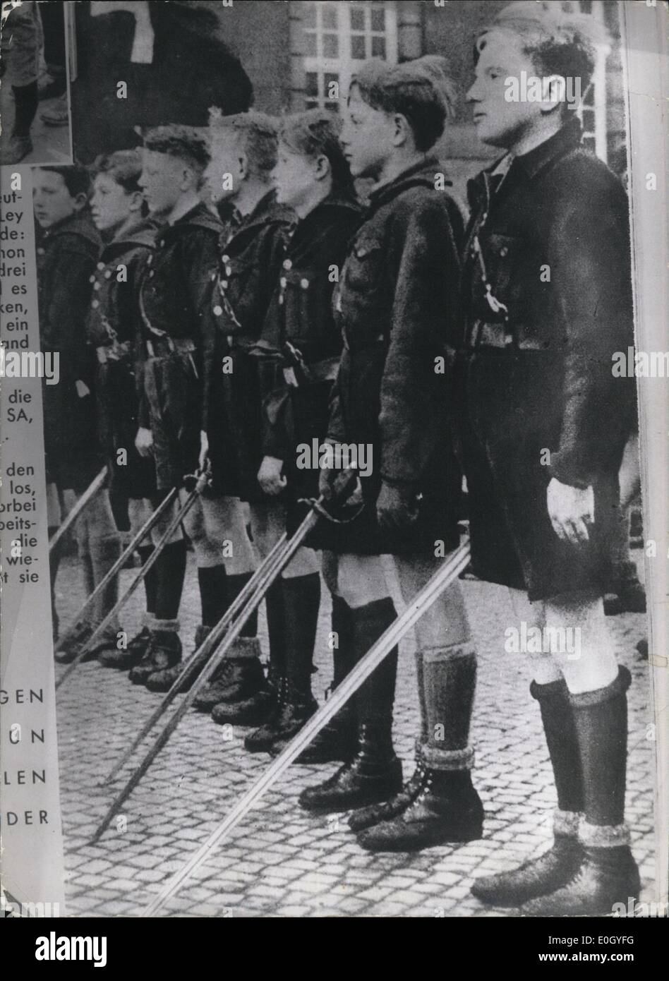 1. Januar 1940 - Hitler-Jugend (genaues Datum unbekannt) Stockfoto