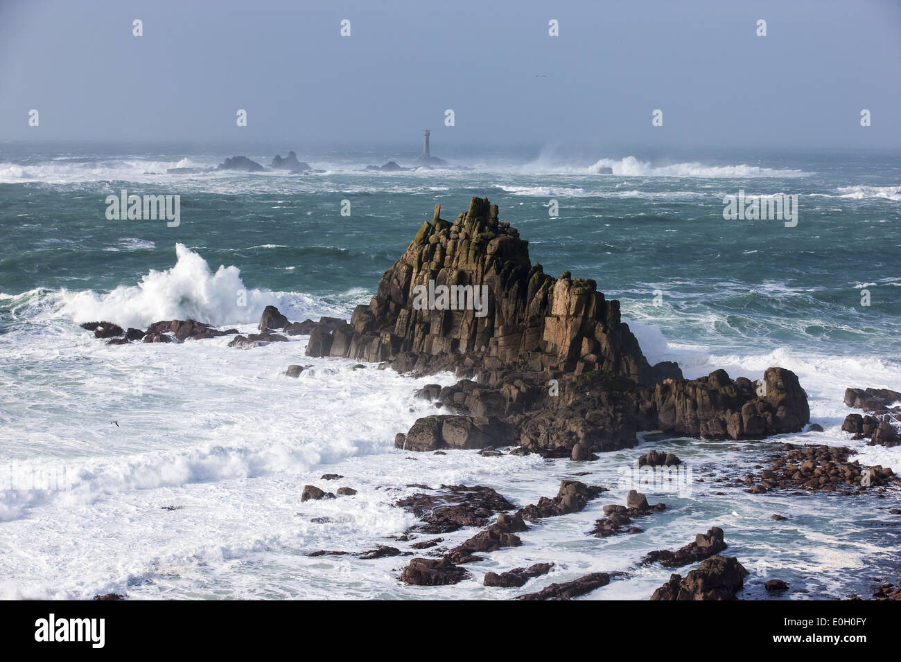 South West Coast Path, Lands End Stockfoto