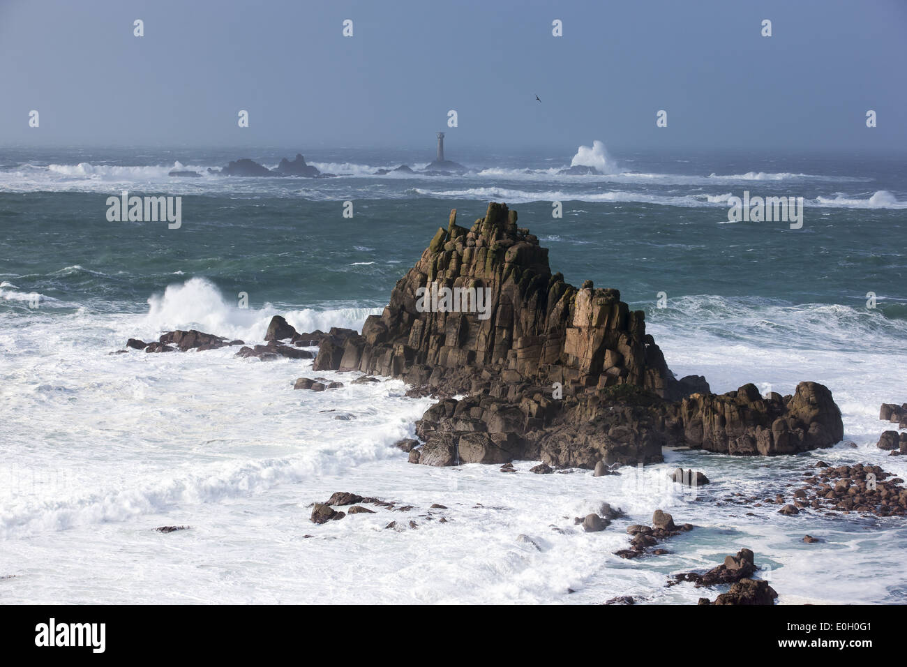 South West Coast Path, Lands End Stockfoto
